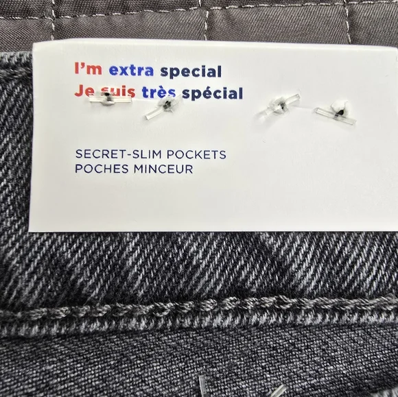 Old Navy Womens Grey Button Fly Jeans Size 22 Nwot - Picture 7 of 9